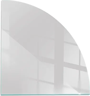 Produktbild von Farbe Grau – Glasbodenplatte für – Kaminofen – Kaminplatte Glas – Schutzglas – Funkenschutzplatte –Glasbodenplatte Feuerfeste – Hitzeschutzplatte – Bodenschutz aus Glas – 1/4 100x100 cm
