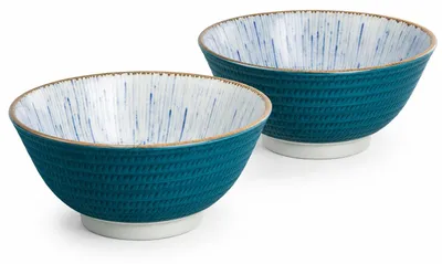 Produktbild von Japan-Bowls ASIATICA | Ramen Bowl aus Porzellan,2er Set Sensuji tokusa, KI-generiertes Bild