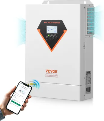 Produktbild von Hybrydowy inwerter solarny VEVOR 6 kW, 48 V DC na 220/230 V AC, zintegrowany kontroler solarny MPPT 120 A, do akumulatorów litowo-ołowiowych w systemach off-grid