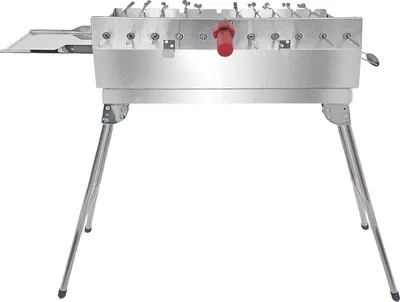 Produktbild von Mangal President Set mit 11er Drehspieß Motor Powerbank und Spießen