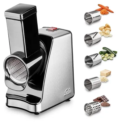 Produktbild von Solis Zerkleinerer 350 W, 5 Schneidetrommeln, Reiben, raspeln, schneiden, mahlen