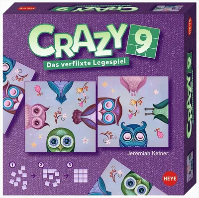 Produktbild von Ketner, J: Crazy9 Ketner Owls Legespiel
