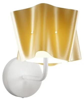 Image de Folio Applique moderne à 1 lumière en or Polilux Italy