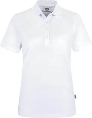 Produktbild von HAKRO Poloshirt Classic Damen #110 Gr. XL weiß
