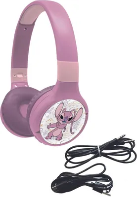 Produktbild von 2 v 1 Stitch Angel Bluetooth a káblové slúchadlá s obmedzením zvuku
