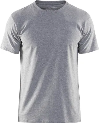 Produktbild von Blakläder T-Shirt slim fit 3533 1059 in grau melange, Farbe:grau, Größe:XS