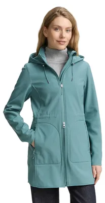 Productafbeelding van TOM TAILOR dames softshell jas met capuchon