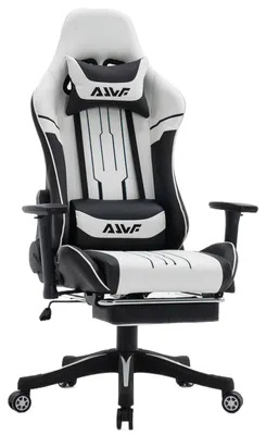 Immagine prodotto di Sedia da gaming – Sedia ergonomica con supporto lombare e poggiapiedi regolabili