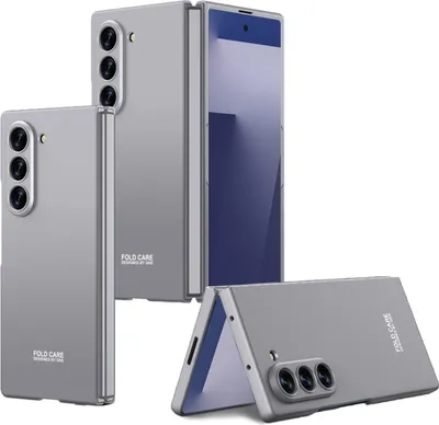 Obrázek produktu pro Pouzdro pro Samsung Galaxy Z Fold 7, Tenké Pevné PC Matné Pouzdro proti Otiskům Prstů šedé