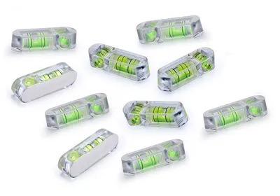 Produktbild von Zestaw 10 sztuk mini poziomic, 2-drożny, dł. 3 cm