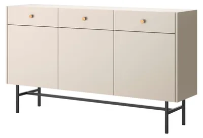Produktbild von Selsey Divenos - Sideboard 3-türig, Greige, 155 cm
