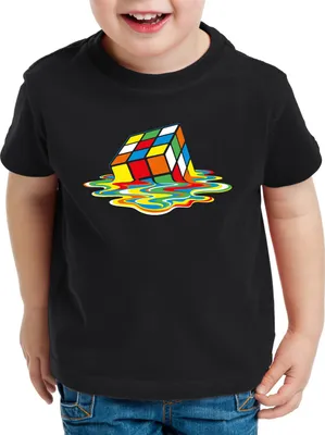 Produktbild von style3 Sheldon Zauberwürfel Kinder T-Shirt