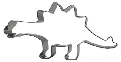 Produktbild von Keksa. Dinosaurier Edelstahl 110 x 50 mm