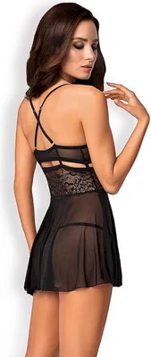 Produktbild von Obsessive - Babydoll und Tanga - Schwarz