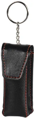 Produktbild von Hama USB Stick Case "Fashion", black, Kunstleder, Schwarz, Rot, 30 mm, 20 mm, 77 mm, 1 Stück(e)