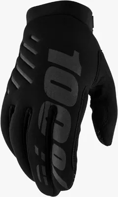 Produktbild von 100 Prozent Cross/Enduro Handschuhe Modell Brisker Jugend Softshell Schwarz/Grau Farbe Grösse Xl