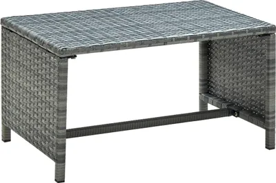 Obrázok produktu pre Konferenčný stolík antracitový 70x40x38 cm polyratan