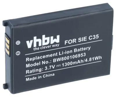 Produktbild von vhbw Akku kompatibel mit Siemens Gigaset 4015 Micro, 4210, 4015s micro, 4010s micro, 4215 schnurlos Festnetz Telefon (1300 mAh, 3,7 V, Li-Ion)