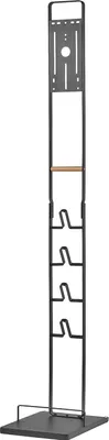 Produktbild von PureMounts mobiler Staubsaugerständer mit bodenschonenden Rollen, kompatibel mit Dyson V6, Dyson V7, Dyson V8, Dyson V10, Dyson V11, Dyson V12, Dyson V15, schwarz