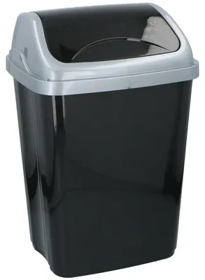 Produktbild von Abfalleimer mit Schwingdeckel, Mülleimer Volumen 26 Liter