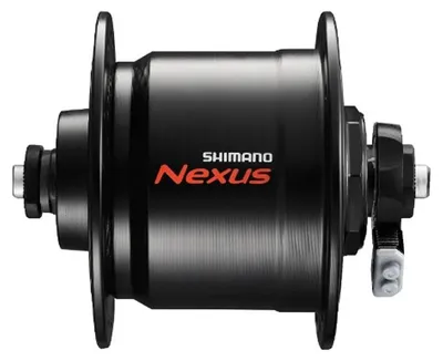 Produktbild von Shimano Nexus DH-C3000-3N Nabendynamo 3 Watt für Felgenbremse/Schnellspanner schwarz Ausführung 32H