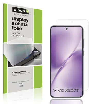 Produktbild von 4x Schutzfolie für Vivo X200T matt Displayschutzfolie Folie Display Schutz dipos