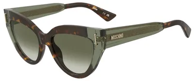 Produktbild von Moschino MOS208/S Havana green 56/17/140 Damen Sonnenbrillen
