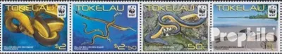 Produktbild von Briefmarken Tokelau 2011 Mi 408-411 Viererstreifen (kompl.Ausg.) postfrisch Plättchenseeschlange