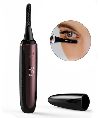 Produktbild von Elektrische Wimpernzange beheizt, USB aufladbarer Wimpernformer mit LED Display und 4 Temperaturstufen, schnelles Aufheizen für perfektes Augen Make-up