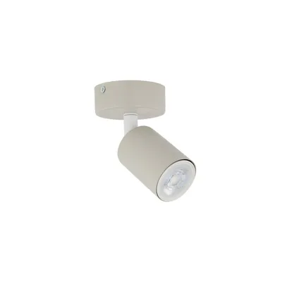 Obrázek produktu pro Dětská lampa kovová GU10 nastavitelná Š: 13 cm Béžová kulatá