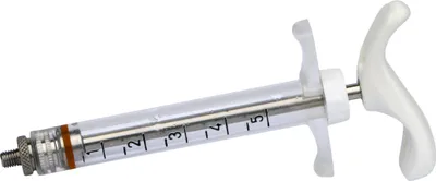 Produktbild von Nylon Spritze 5ml Gewindeansatz