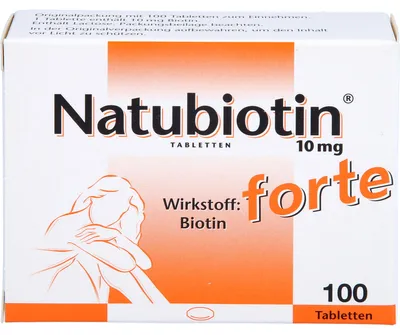 Zdjęcie produktu dla Natubiotin 10 mg forte tabletki, 100 tabletek