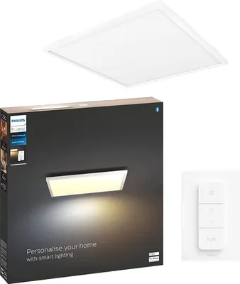 Produktbild von Philips hue Panel White Ambiance 46,5W 3550 lm 60x60 cm weiß + Dimmschalter - Kompatibel mit SMART HOME by hornbach