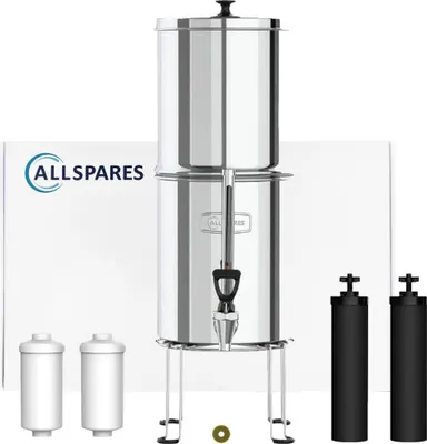 Produktbild von AllSpares RVS (8.5L) Schwerkraft Wasserfiltersystem