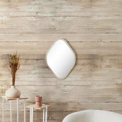 Image de Miroir - HOME DECO FACTORY - Elio - Design - Destructuré - Marron