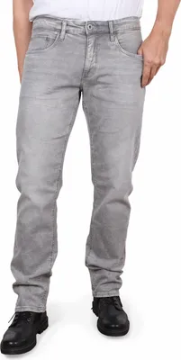 Produktbild von HERO by John Medoox DENVER FASHION Herren 5-Pocket-Jeans Straight Fit W32 / L34 lightgrey denim