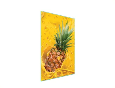 Image de Planche à découper en verre 35x52 Ananas