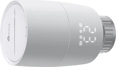 Produktbild von TP-Link Kasa smartes Heizkörperthermostat - Erweiterungseinheit, benötigt Kasa Hub, Heizungssteuerung (Kasa App, Zeitpläne, Geofencing, Fensteröffnungserkennung), Matter, Alexa, Apple Home