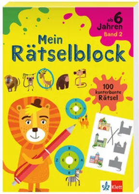 Produktbild von Klett Mein Rätselblock ab 6 Jahren Band 2