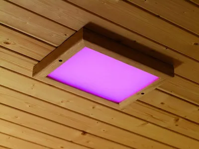 Zdjęcie produktu dla Karibu LED światło kolorowe rozmiar 2 do saun wewnętrznych (320 x 240 x 38 mm)