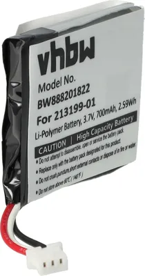 Produktbild von vhbw Akku Ersatz für für Wireless Headset Kopfhörer (Akku - Kapazität in mAh mAh, Akku - Elektrische Spannung in V V, Li-Polymer)