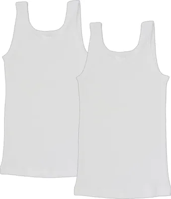 Produktbild von HERMKO 62800 2er Pack Kinder Funktionsunterhemd für Jungen und Mädchen, Farbe:weiß, Größe:128