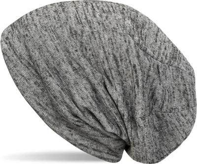 Produktbild von styleBREAKER Feinstrick Beanie Mütze in Melange Optik, Slouch Longbeanie Meliert, Uni 04024128