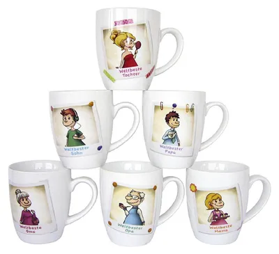 Produktbild von Kaffeebecher Weltbeste 370 ml 10cm