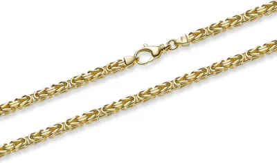 Produktbild von Goldkette Königskette Länge 19cm - Breite 4,0mm - 750-18 Karat Gold
