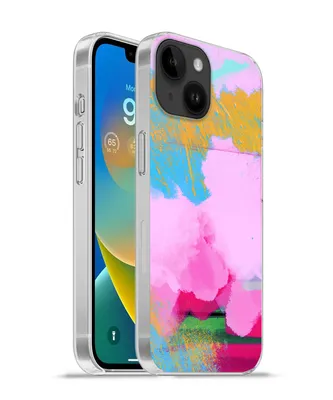 Produktbild von MuchoWow® Handyhülle Schutzhülle Hülle für Apple iPhone 14 - Softcase Farbe - Regenbogen - Abstrakt Silikon Softcase Handy Hülle - Mobiltelefonhülle
