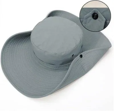 Immagine prodotto di Cappello a tesa larga da sole per uomo e donna - Diametro del cappello: 62 cm, tesa: 12 cm - Cappello da caccia anti-UV - Cappello da cowboy - Impermeabile - Ideale per la caccia, l'escursionismo, la pesca, come cappello parasole - Cappello estivo per proteggersi dal sole
