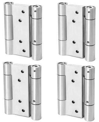 Drehtürscharnier Edelstahl 304, 100 mm, 4 Stück, bis 20 kg