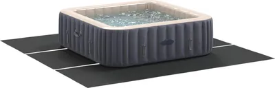 Produktbild von Bodenfolie für Pools Schwarz 396 x 396 x 0,1 cm Vliesstoff