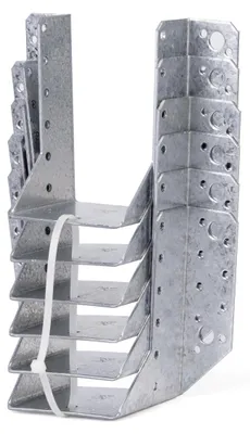 Produktbild von Alberts Balkenschuh | Typ A | sendzimirverzinkt | 80 x 120 mm | 6er Set